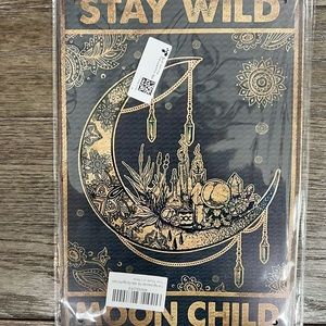 Cute Sign Moon Stay Wild Moon Child Amazing Metal Sign Home Cafe